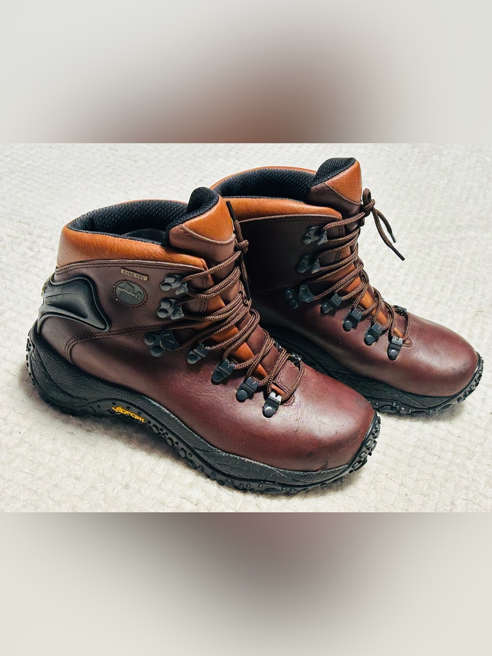 Merrell Gore-Tex Chameleon leather hiking boots 50696 Women’s Size 8 - Picture 1 of 9